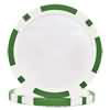 11.5g GREEN Classic Eight Stripe Dual Color Chips